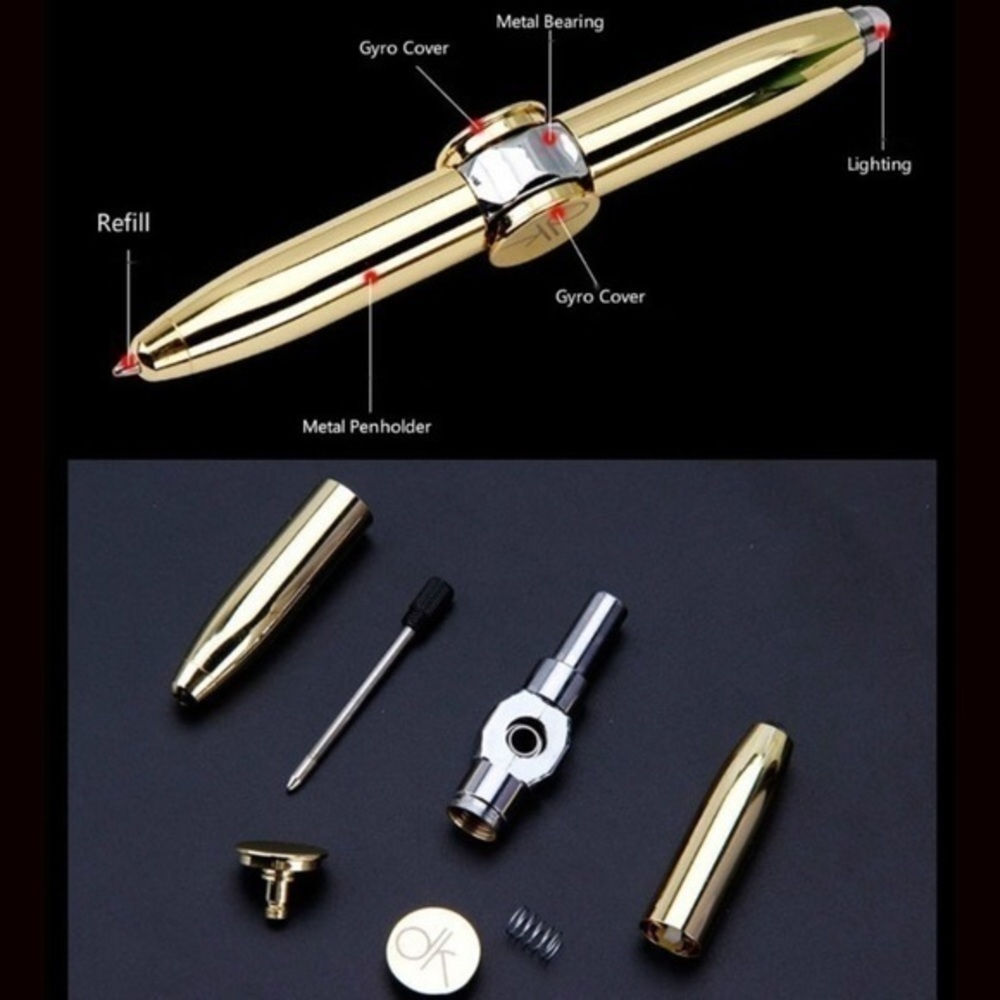 Gyro Spinner LED Multi-Function Pen NEW - Picture 5 of 5